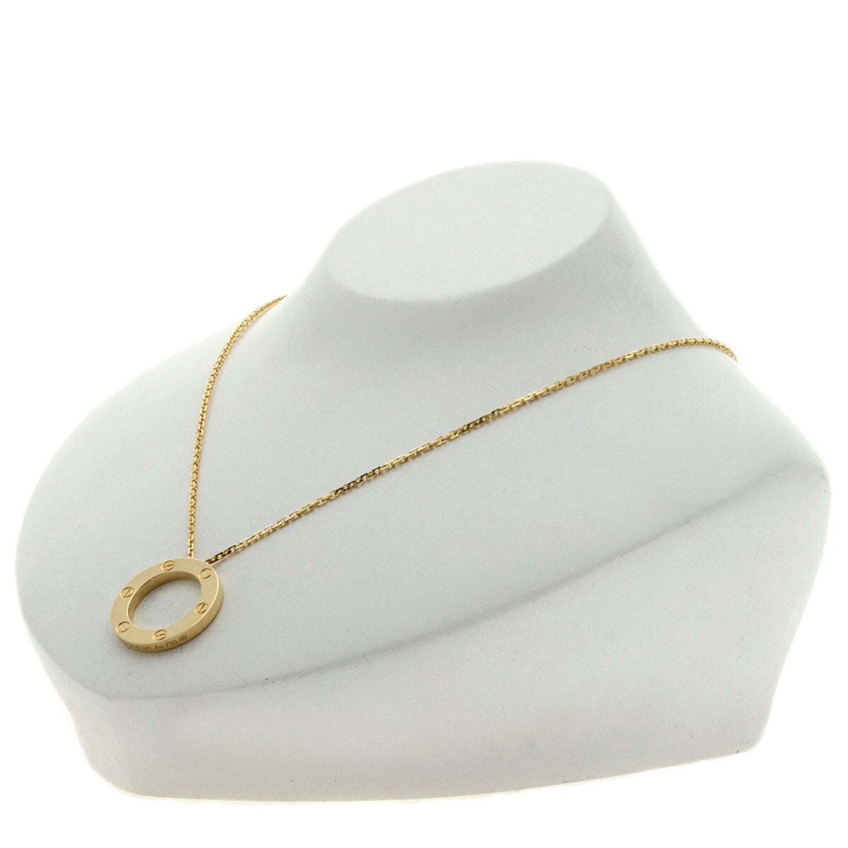 Cartier Necklace Love Circle K18 Yellow Gold