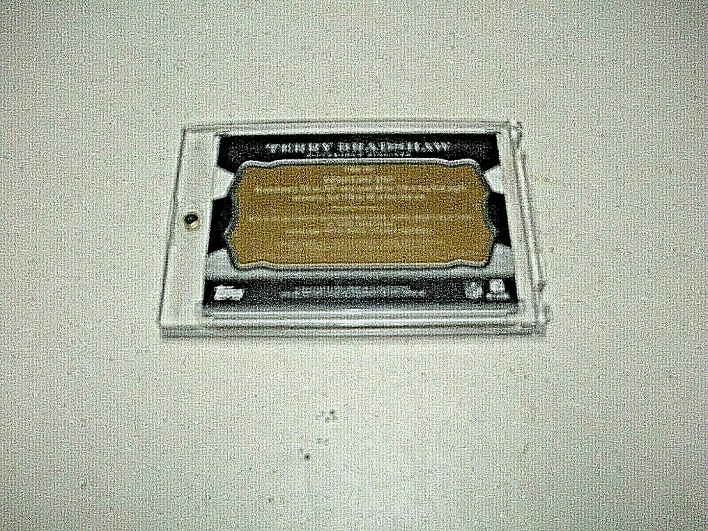 Terry Bradshaw 09 Topps 3X Threads Game Used