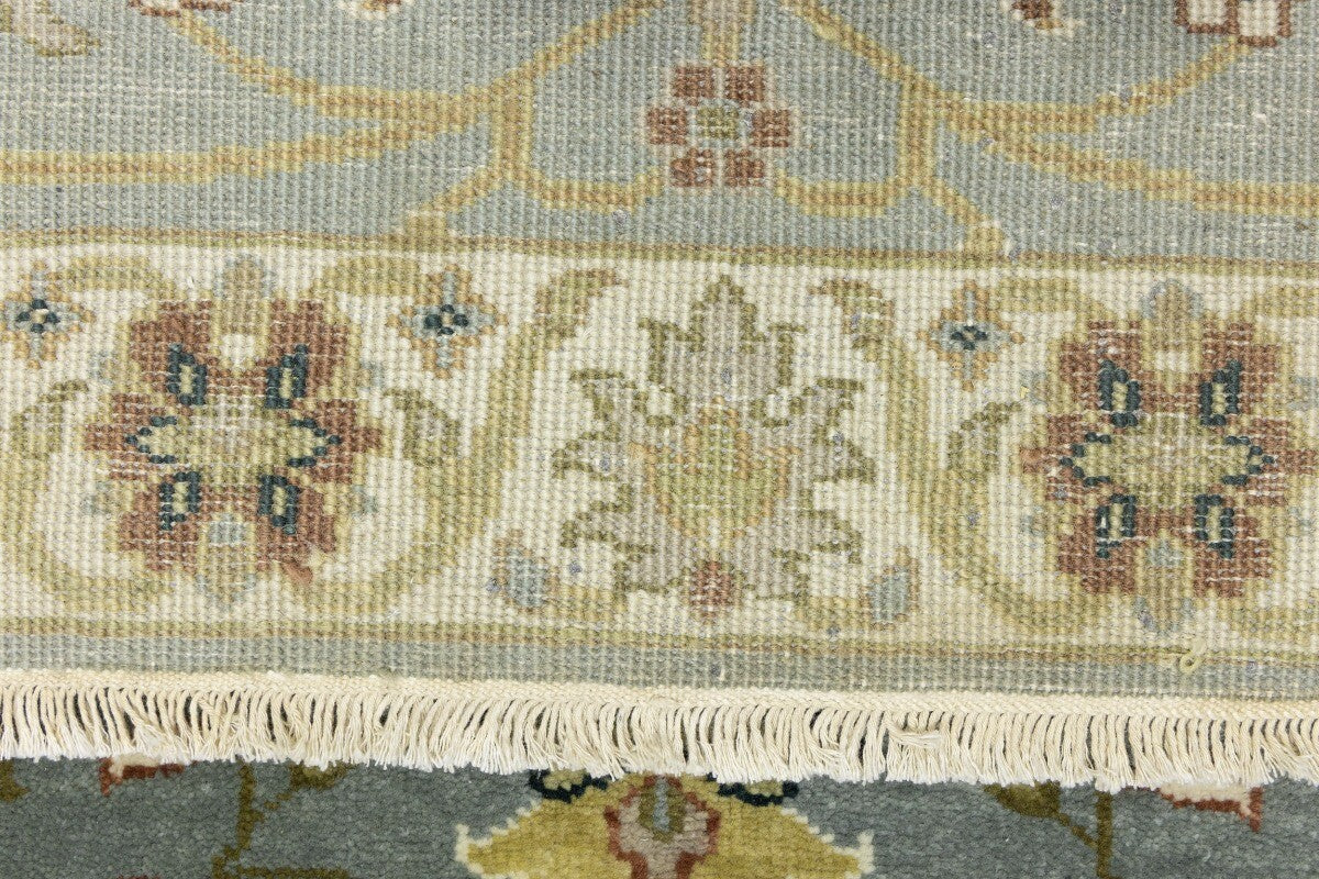 Muted Floral Peshawar Osh Chobi Runner Rug