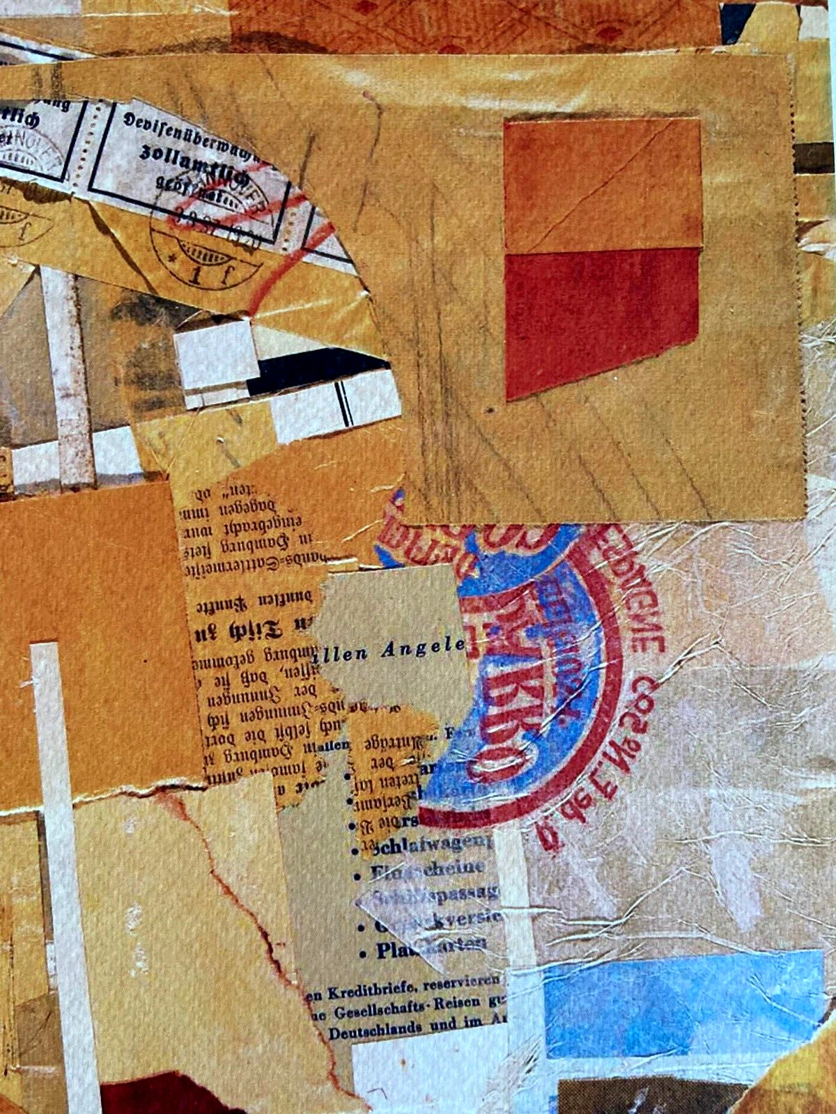 Kurt Schwitters Lithograph 1980