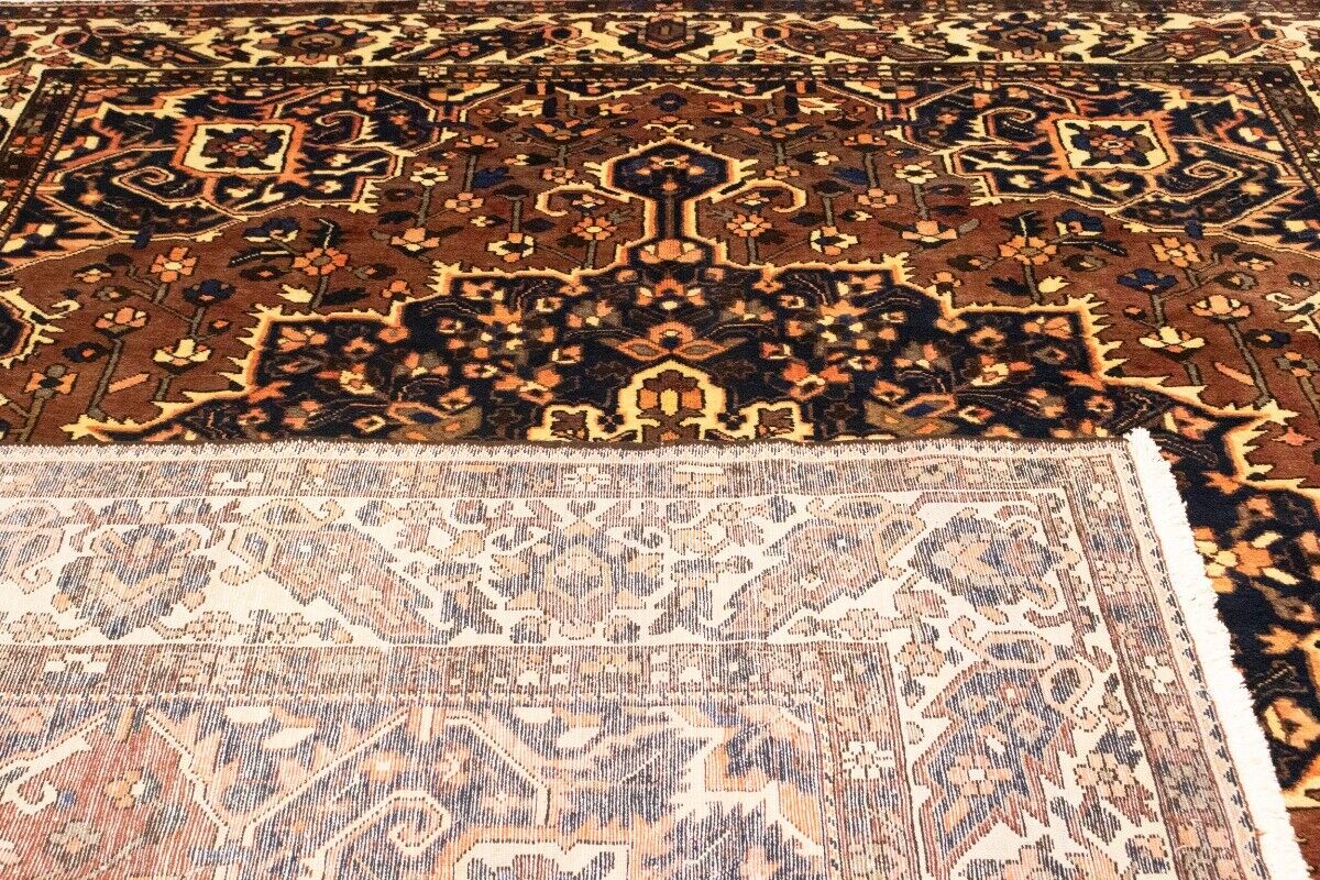 Handmade Vintage Floral Wool Oriental Rug Living