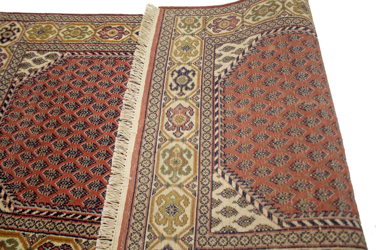 Handmade Indo-Botemir Oriental Rug Paisley Floral