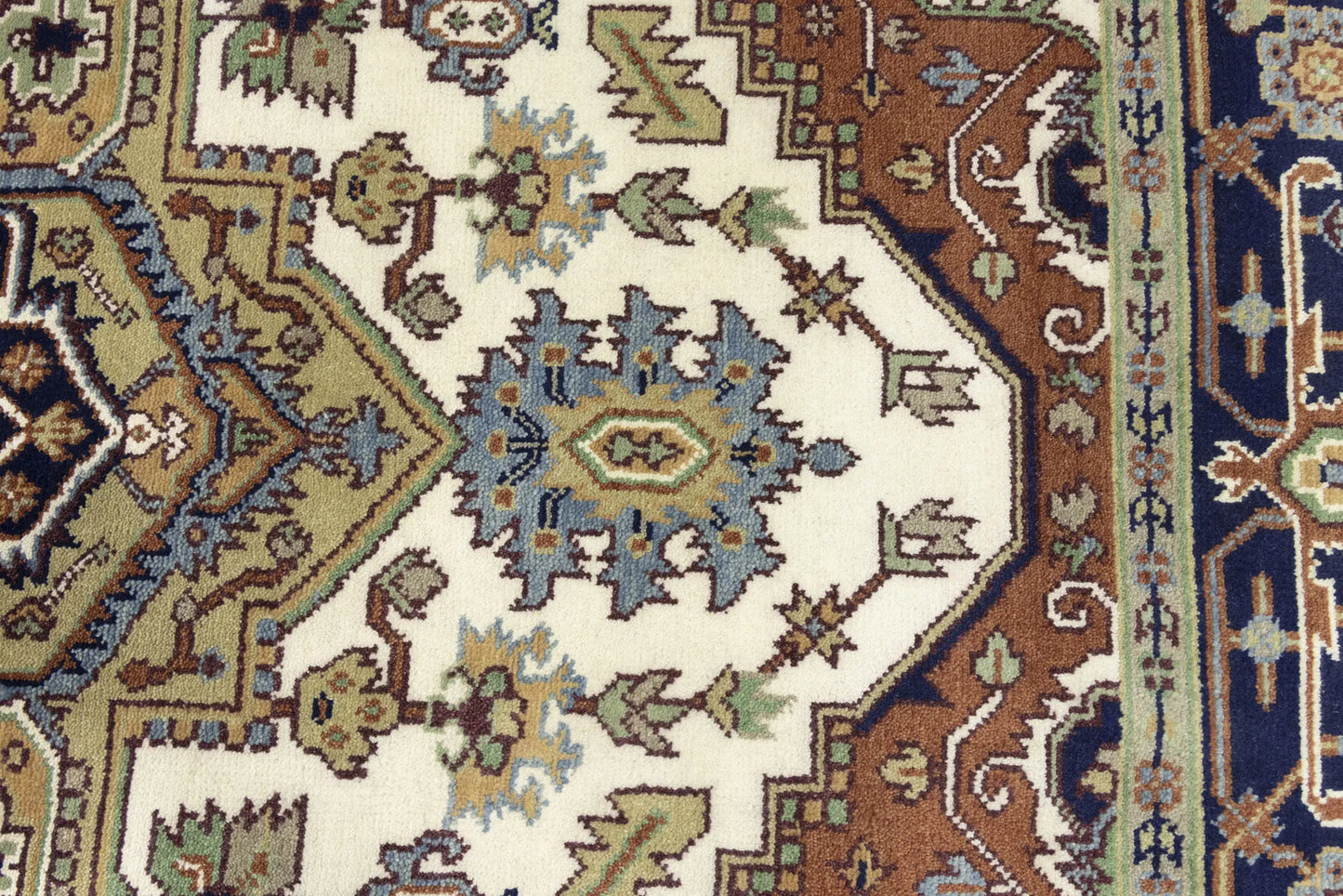 8X10 Ft Heriz Serapi Oriental Rug Traditional