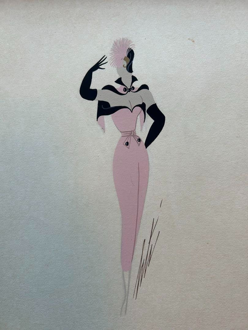 Erte Romain De Tirtoff 1892-1990 Original Gouache