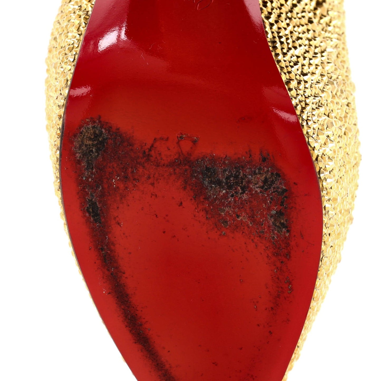 Christian Louboutin Women'S Daffodile Pumps Crystal Embellished Leather 160