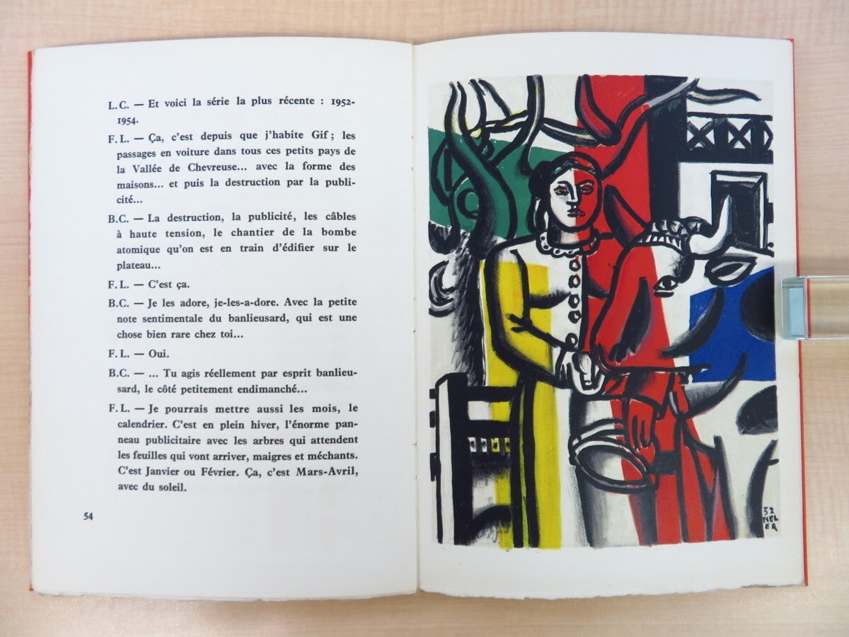 Rare Artbook Entretien De Fernand Leger Avec
