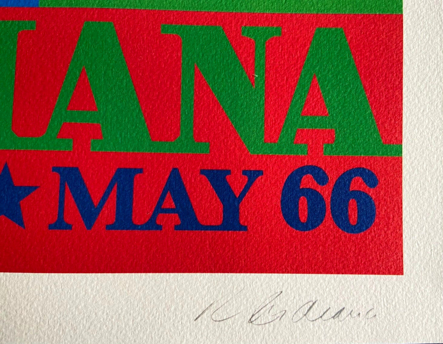 Robert Indiana Lithograph Guggenheim Museum Coa Signed Op Numbered