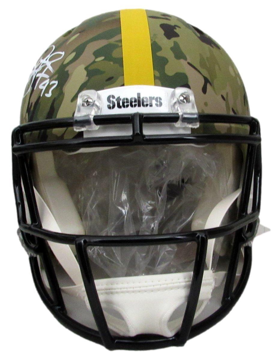 Troy Polamalu Hof Signed Full Size Authentic Camo