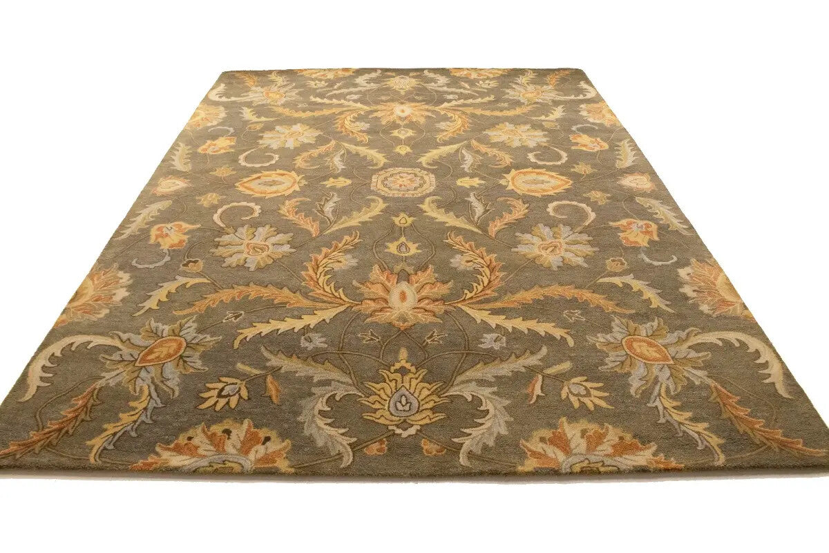 8X11 Ft Hand-Tufted Modern Oriental Rug Large