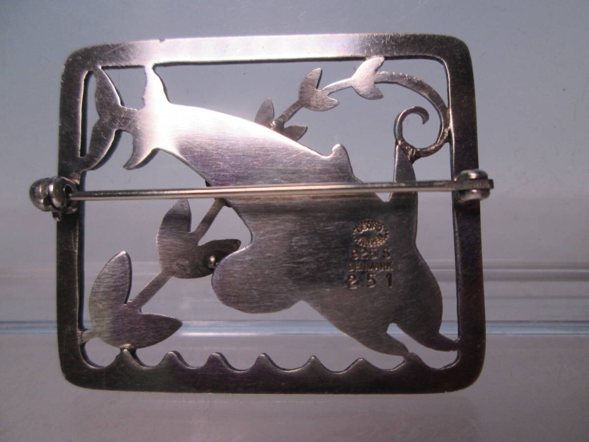 Georg Jensen. Malinowski Sterling Silver Brooch