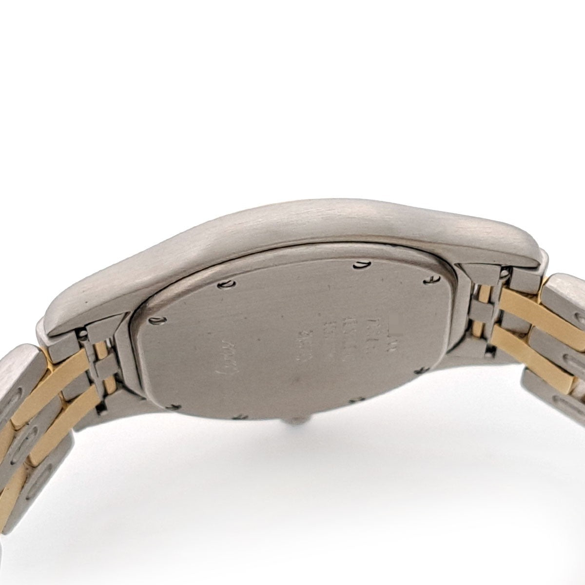 Cartier Panther Cougar Lm 2Row W35006B6 Beige Men'S Used Watch #7107