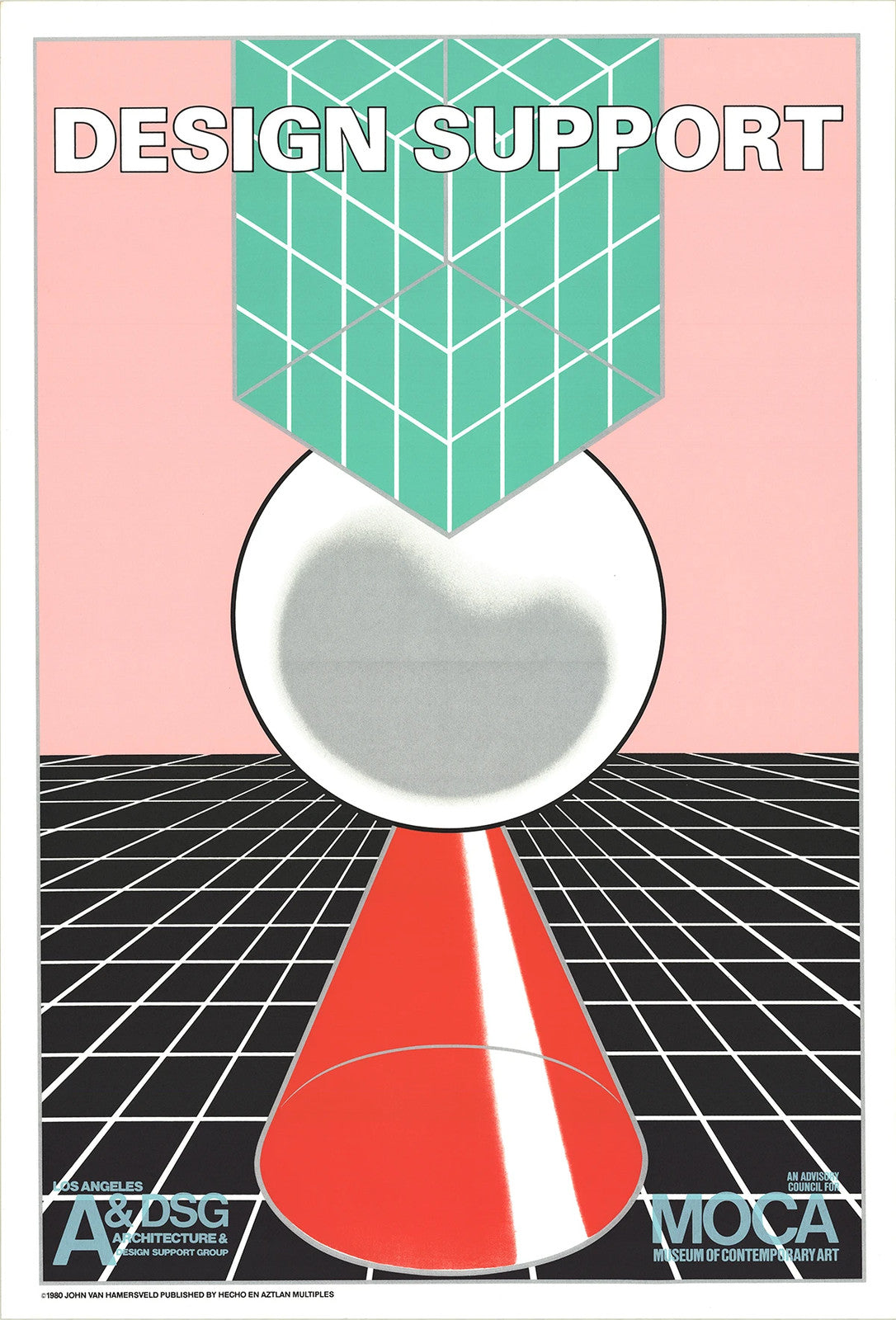 John Van Hamersveld Design Support " Lithograph Contemporary