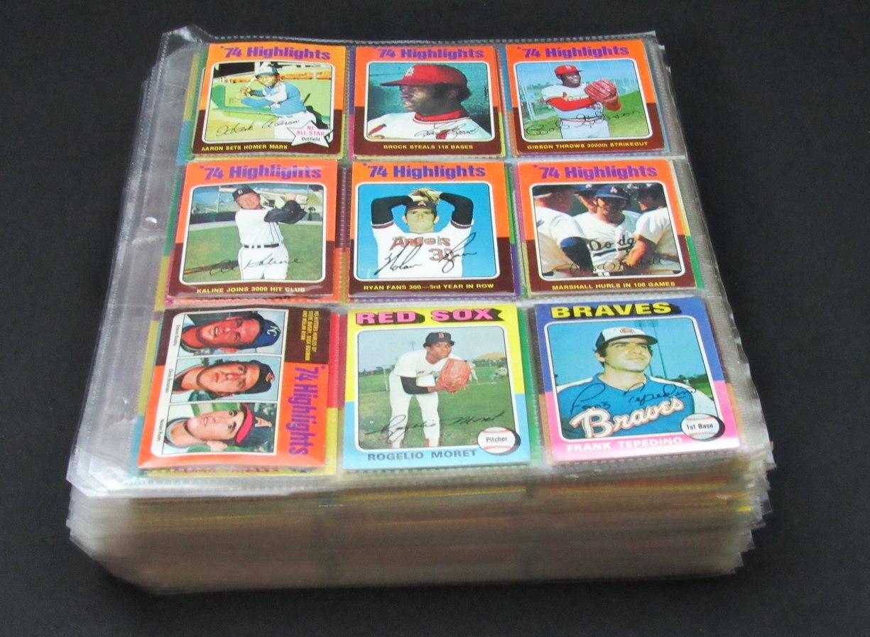1975 Topps Baseball Card Complete Set (1-660)