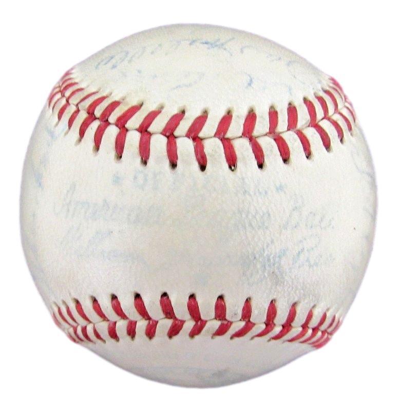 1950'S Cleveland Indians Team Autographed (23