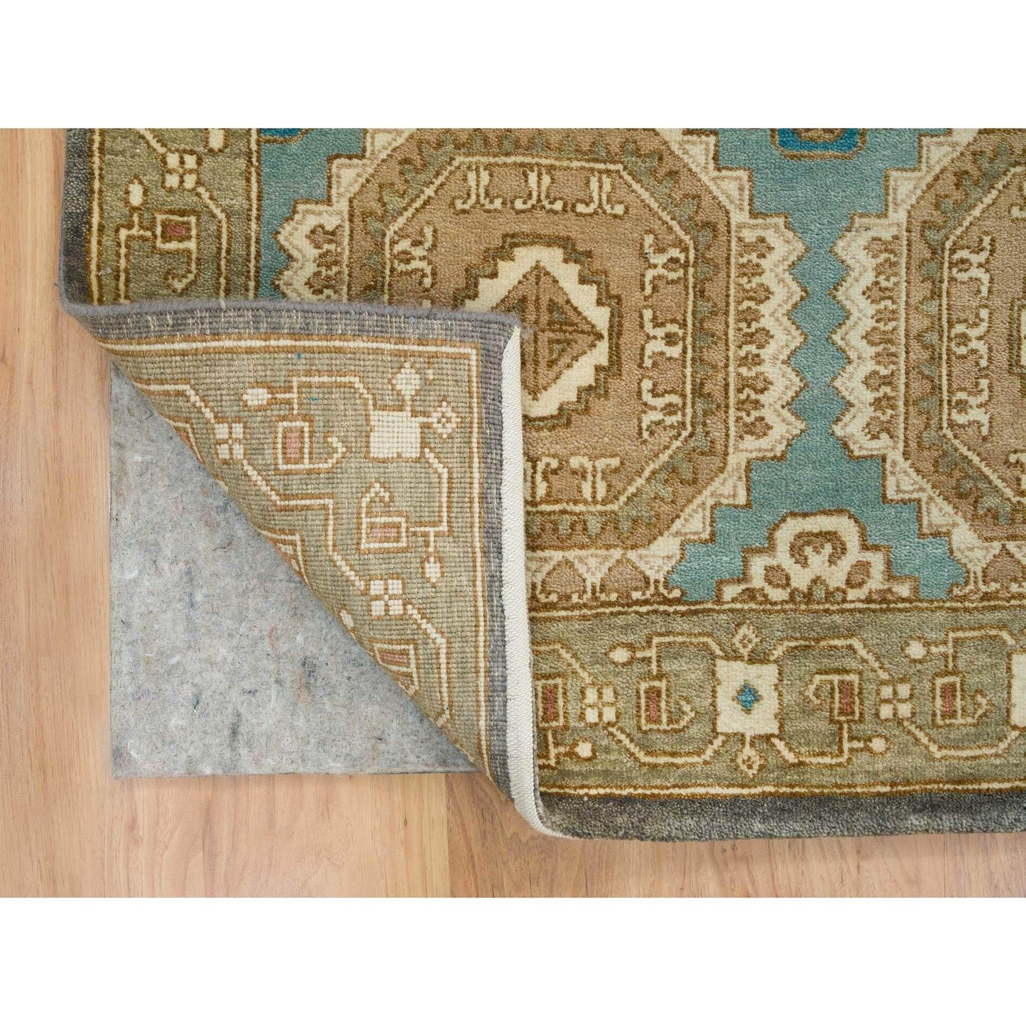 8'3"X10' Hand Knotted Natural Dyes,Caucasian Gul Motifs Oriental Rug