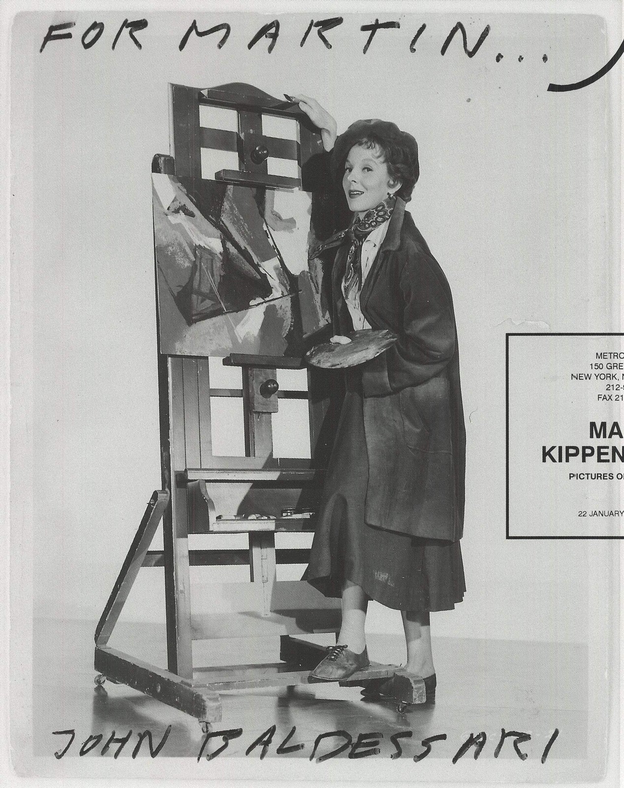 Martin Kippenberger For Martin " Offset Lithograph Contemporary