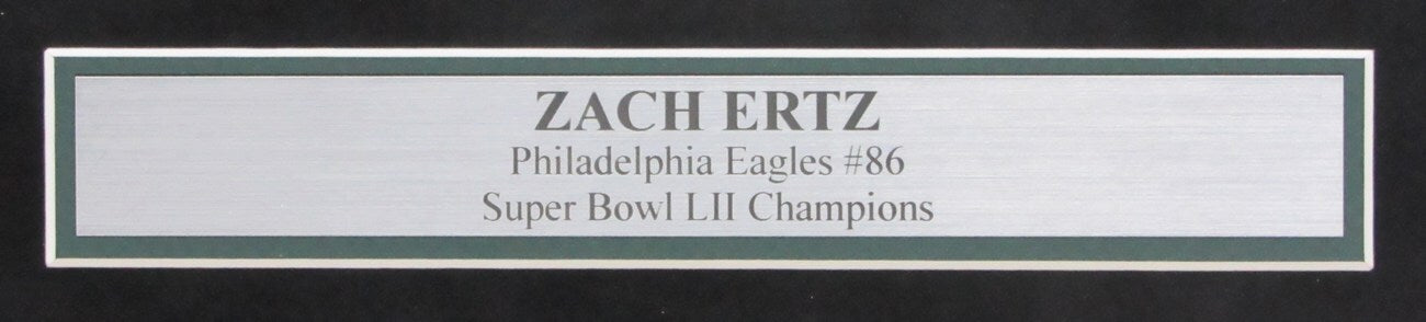 Zach Ertz Eagles Signed/Autographed Sb Lii Photo