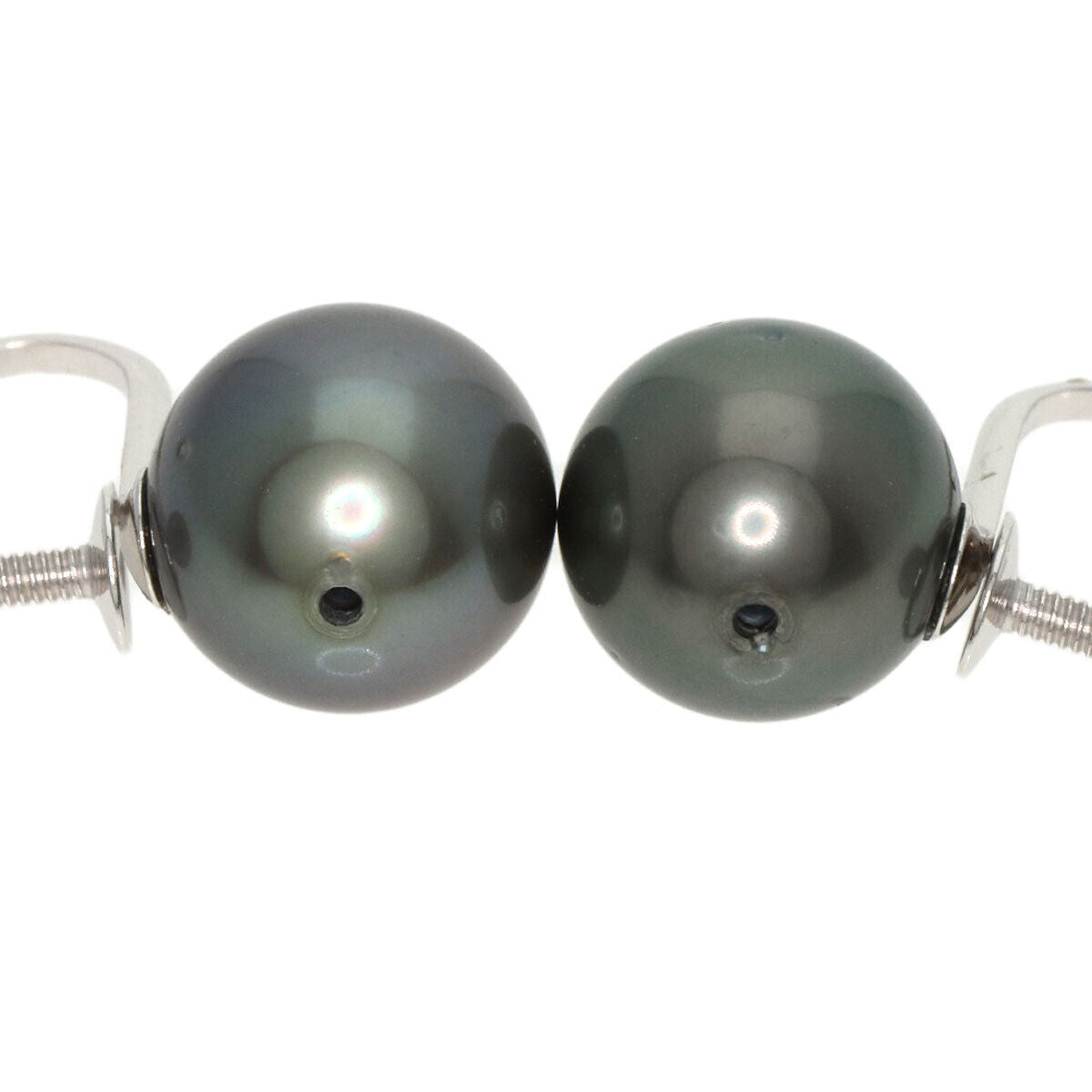 South SeaPearl Pearl Earring K18 White Gold 2.9g