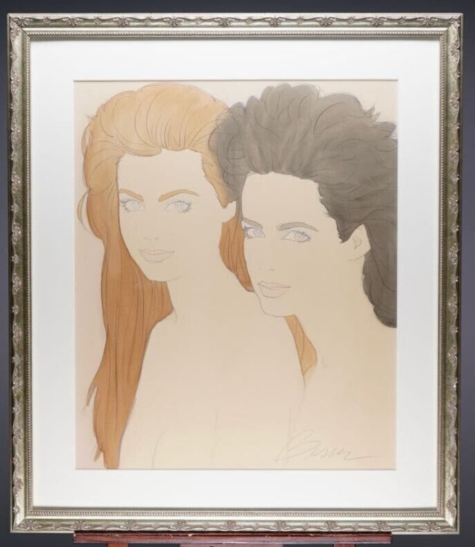 Roy Besser (American) Original Watercolor On