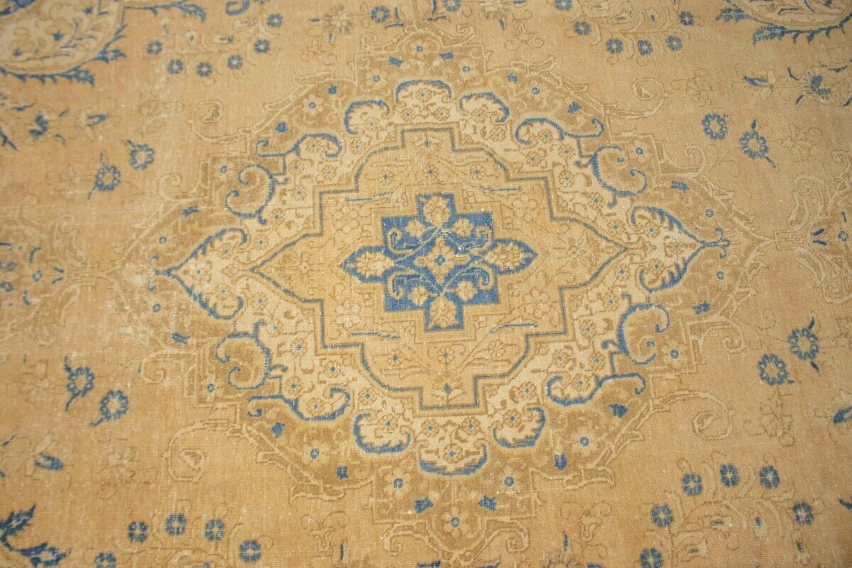 Antique Distressed Oriental Rug 9X12 Ft