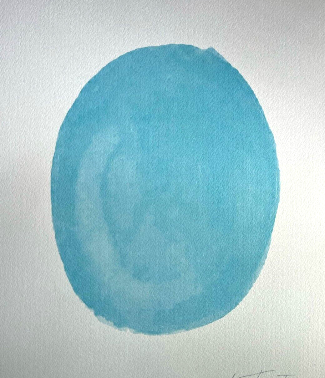 Lucio Fontana Lithograph 1978 Coa Signed In Pen