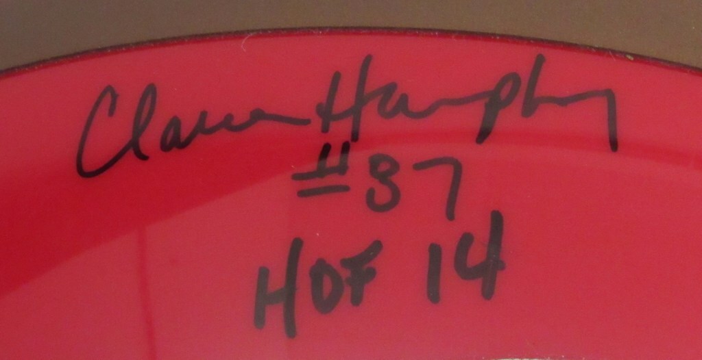 Claude Humphrey Hof Signed Falcons Full Size