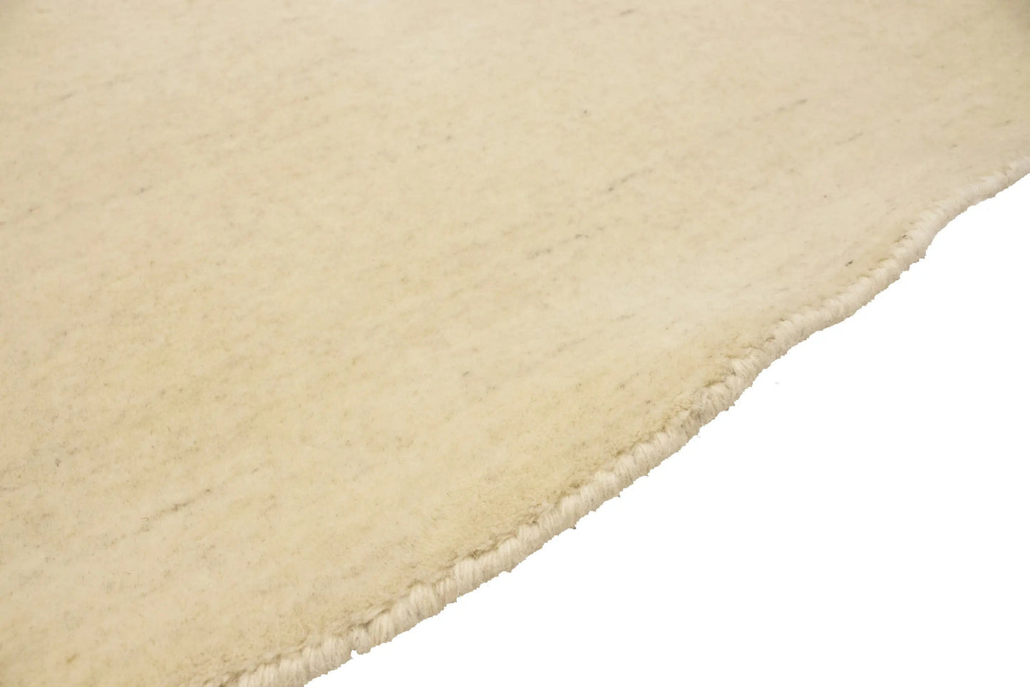 Handmade Round Oatmeal Tribal Pictorial Gabbeh Rug Modern Decor