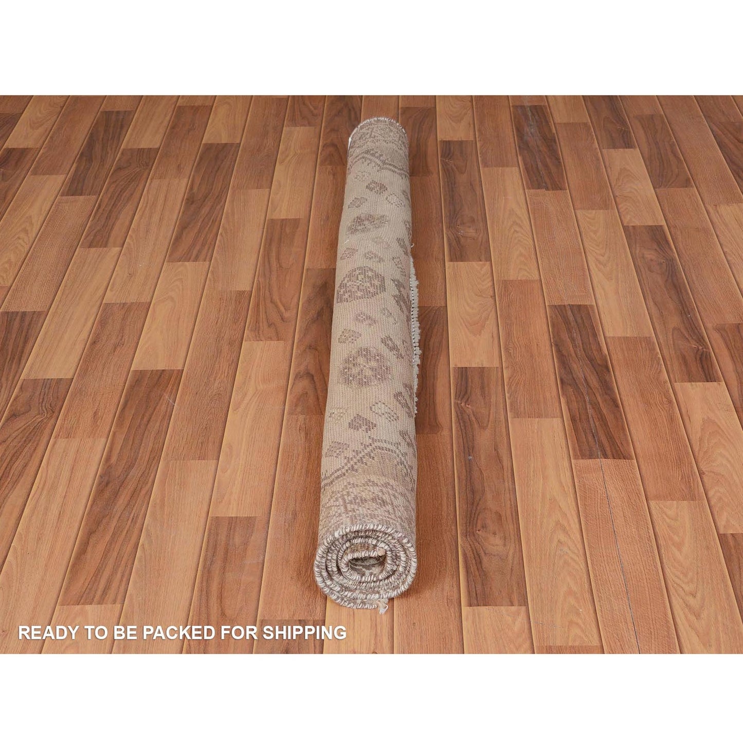 5'X7'5" Earth Tones Vintage Farsian Sheeraz Wool Handknotted Oriental Rug