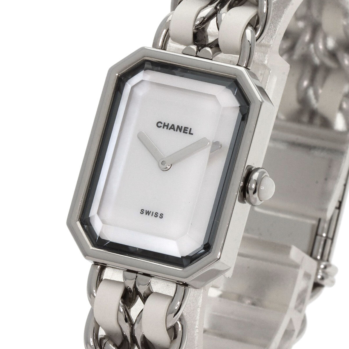 Chanel Premiere M Watches H1639 Stainless Steel/Ssxleather Ladies