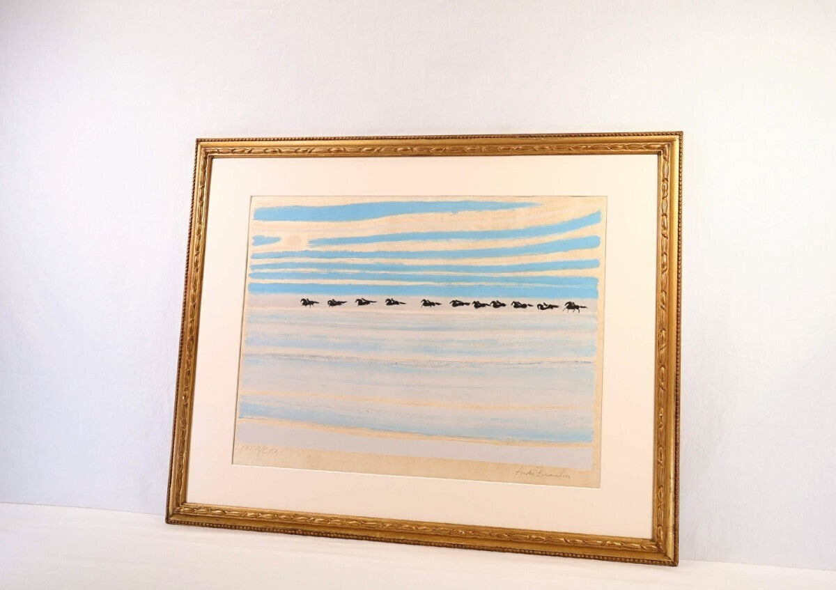 Andre Brasilier Signed Original Lithograph On