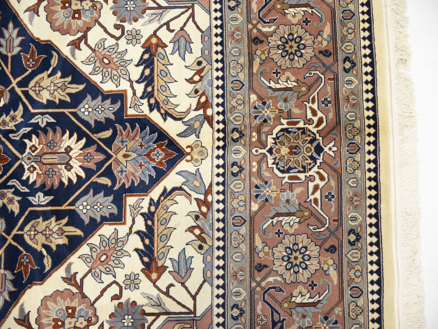 Hand-Knotted Vintage Serapi Oriental Rug 9X12 Ft