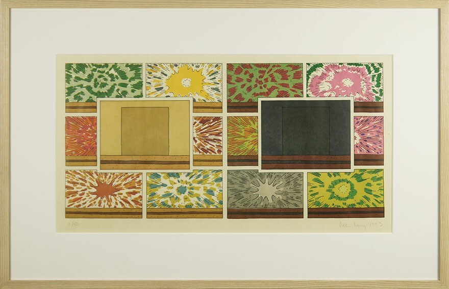 Peter Halley - Room With Explosion Ed50 1993