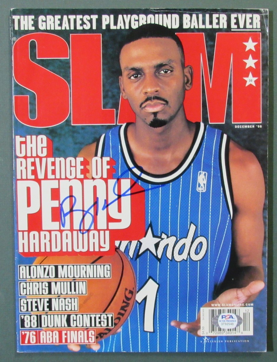 Anfernee "Penny" Hardaway Autographed Dec 1998