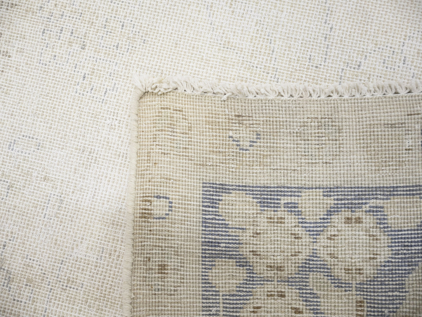 Antique Distressed Vintage Oriental Rug Muted