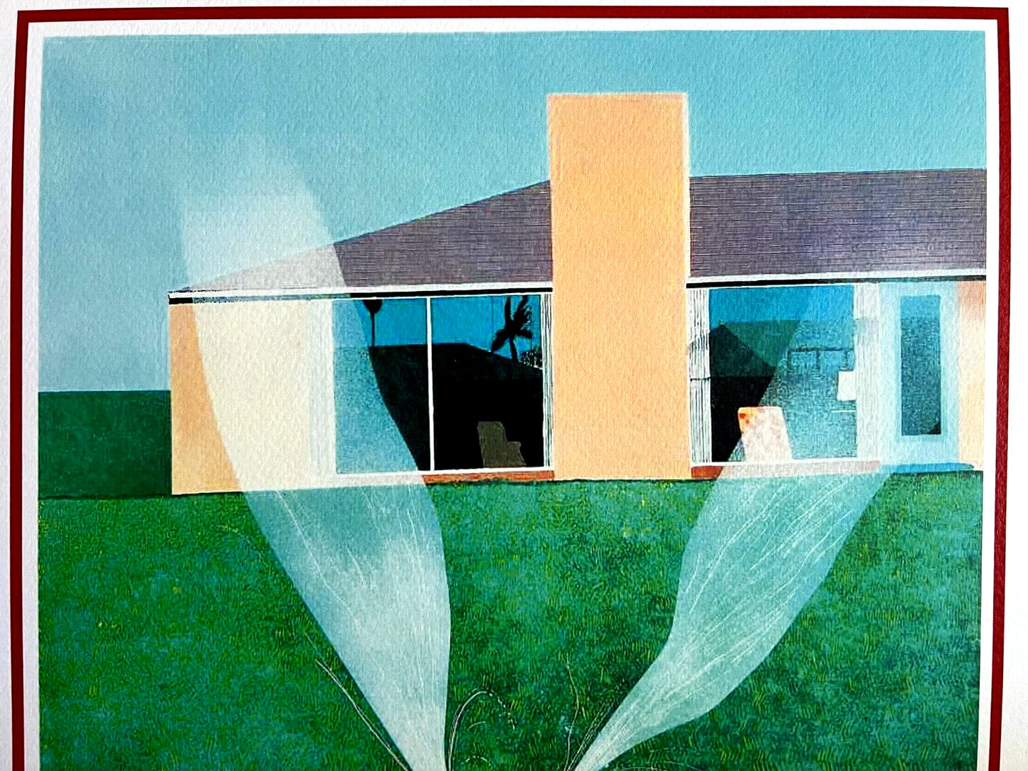 David Hockney Lithograph ( Signed Coa) Hand
