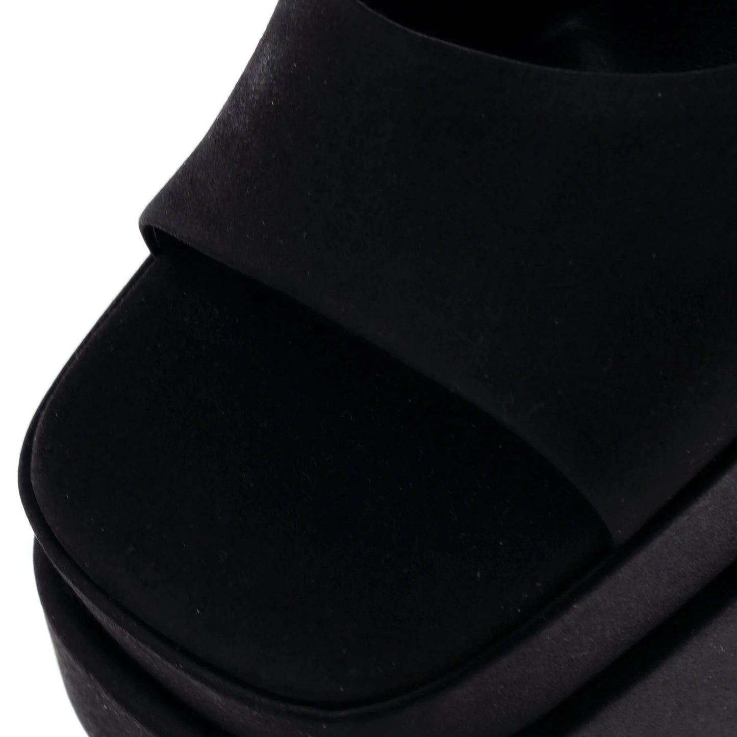 Versace Women'S Medusa Aevitas Platform Sandals Satin With Crystals