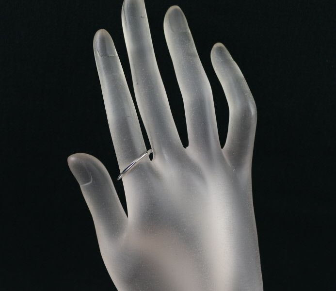 Tiffany&Co. Ring Knife Edge Us8.75-9 950 Platinum