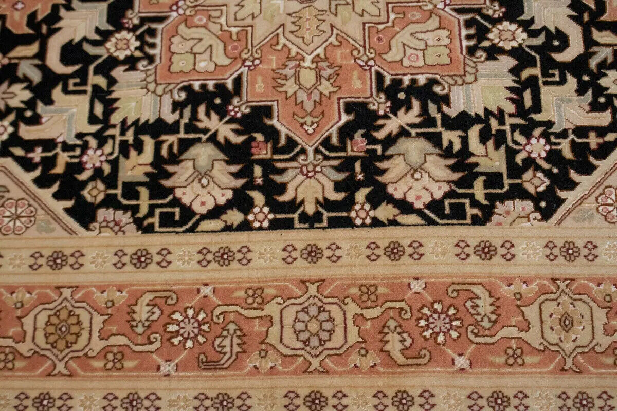 Handmade Signed Oriental Rug Classic Floral Kork