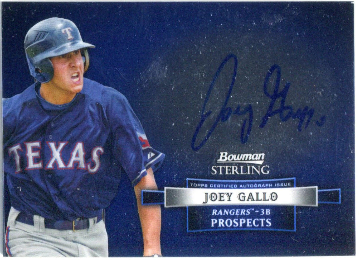 Joey Gallo 2012 Bowman Sterling Prospects