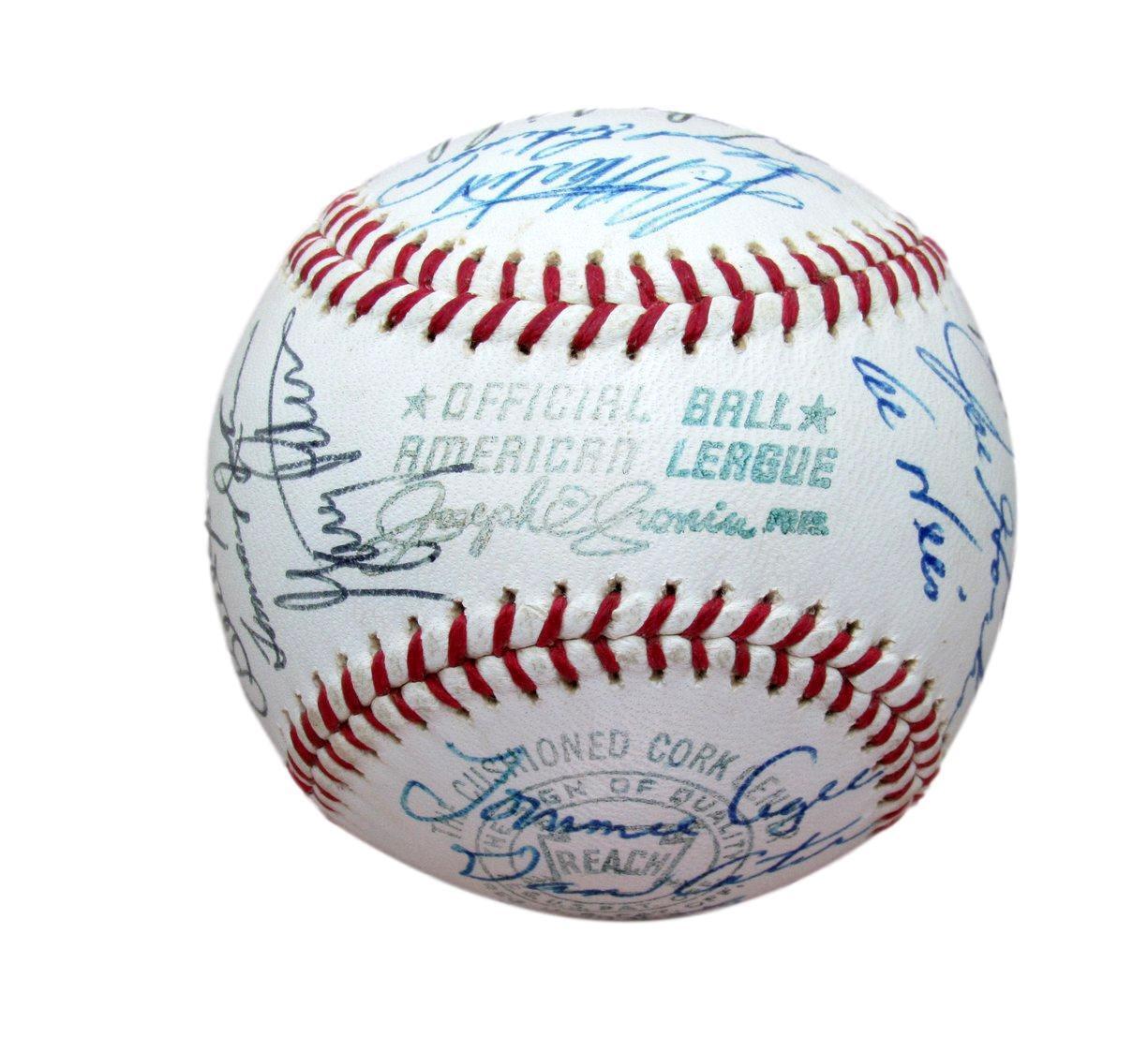 1966 Chicago White Sox Team Signed Oal Baseball