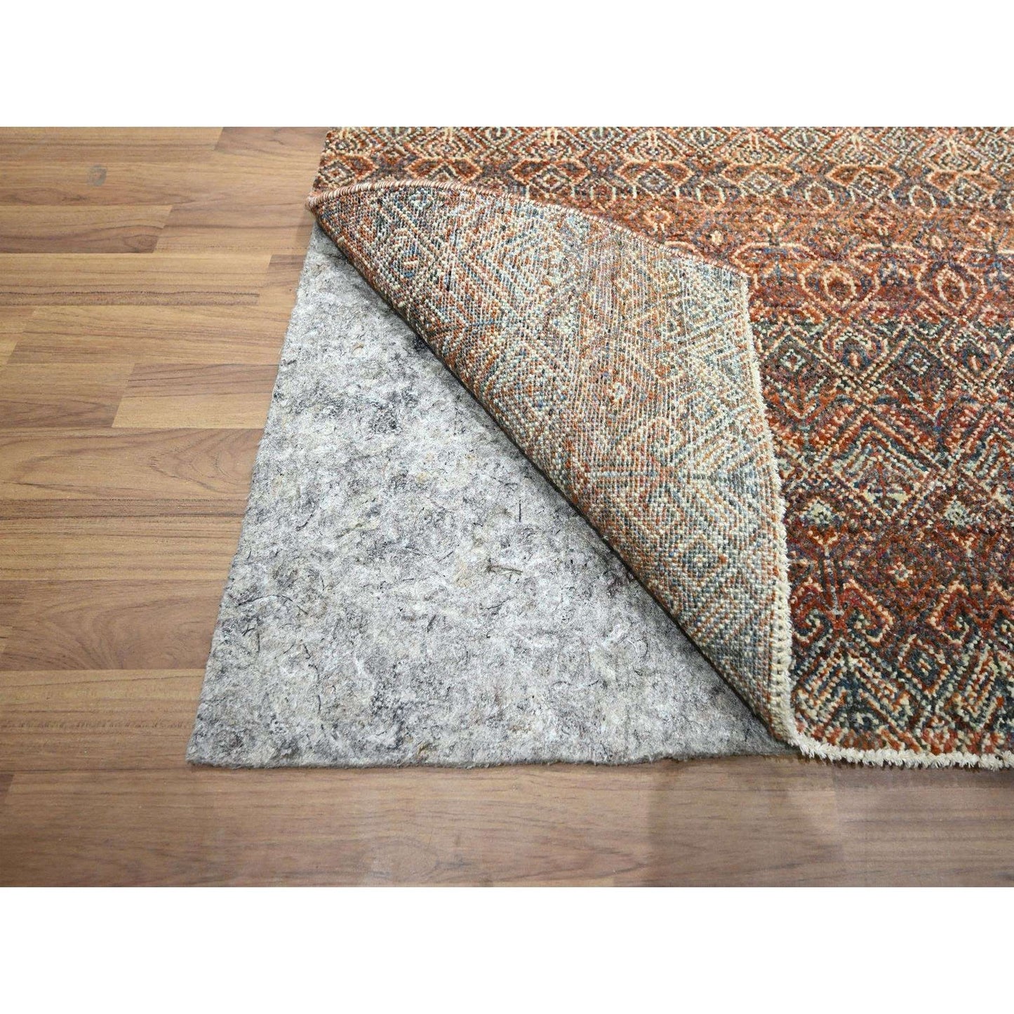 2'7"X10' Red Kohinoor Herat Design Soft Wool Hand Knotted Runner Rug