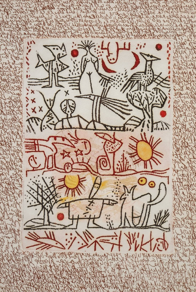 Simone & Henri Jean "Alphabet Magique 2" 1999 Etching Artist Signed Limited 55
