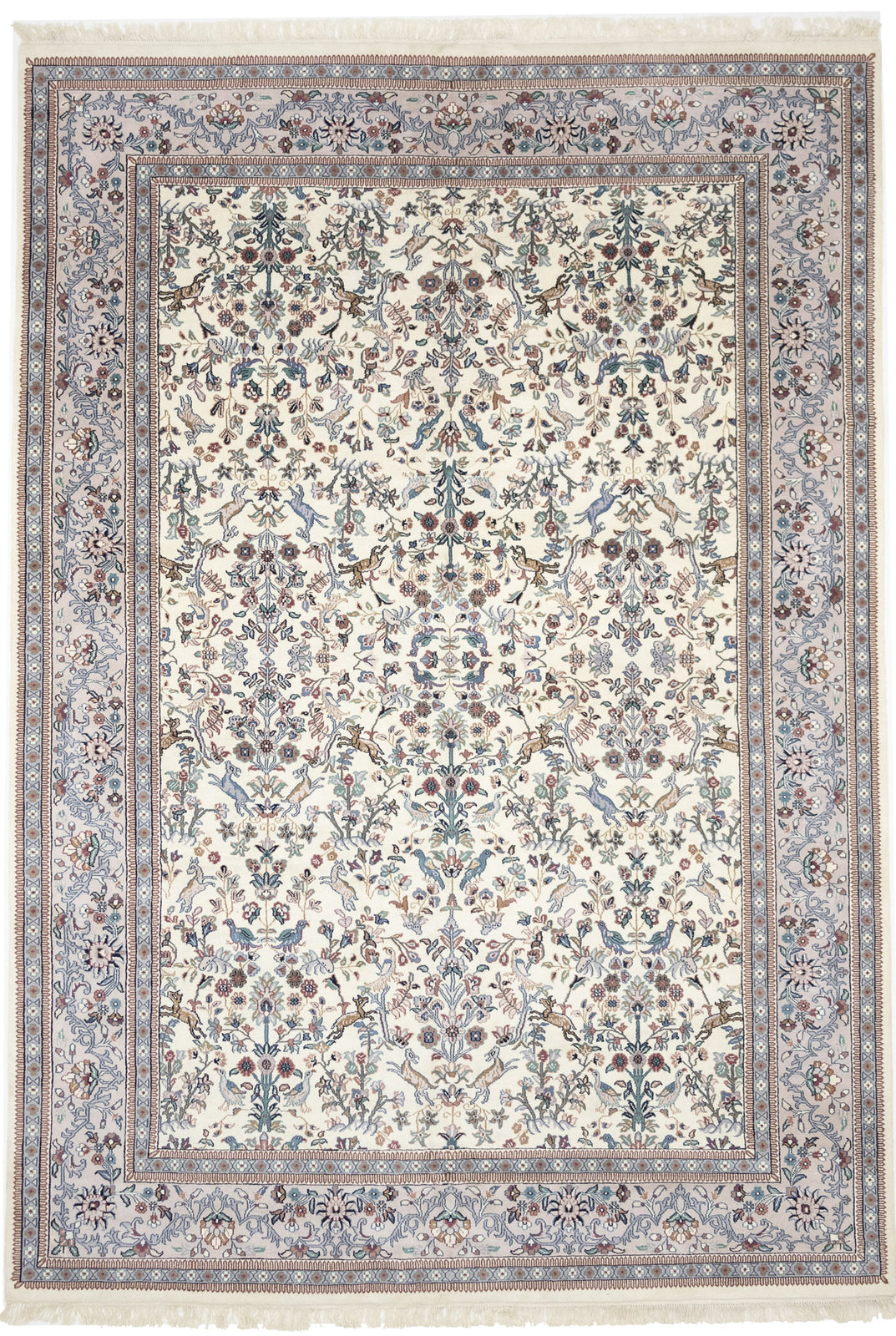 Handmade Extra Large Oriental Rug Animal Design