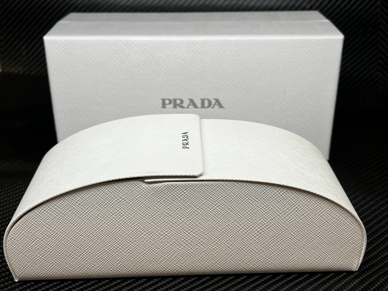 PRADA PR A14S 1425S0 Talc White Dark Grey Women's