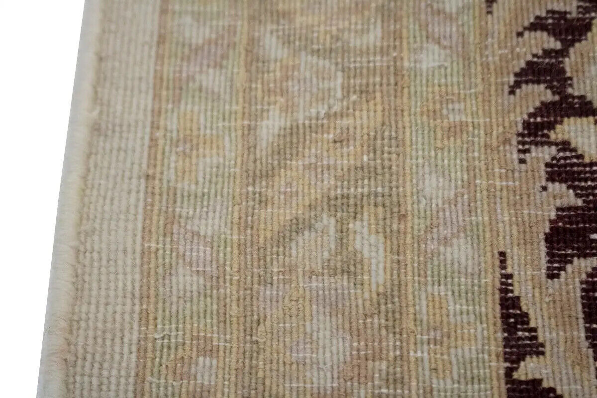 7X10 Ft Hand-Knotted Wool & Silk Oriental Rug 400