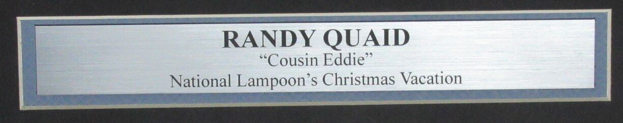 Randy Quaid Autographed 16X20 Photo "Christmas Vacation" Framed Beckett