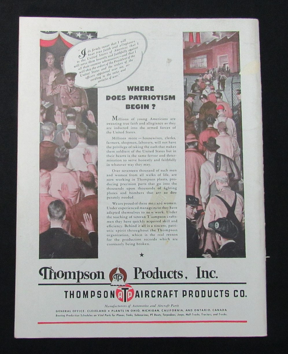 10/30/1943 Navy Vs. Notre Dame College Program