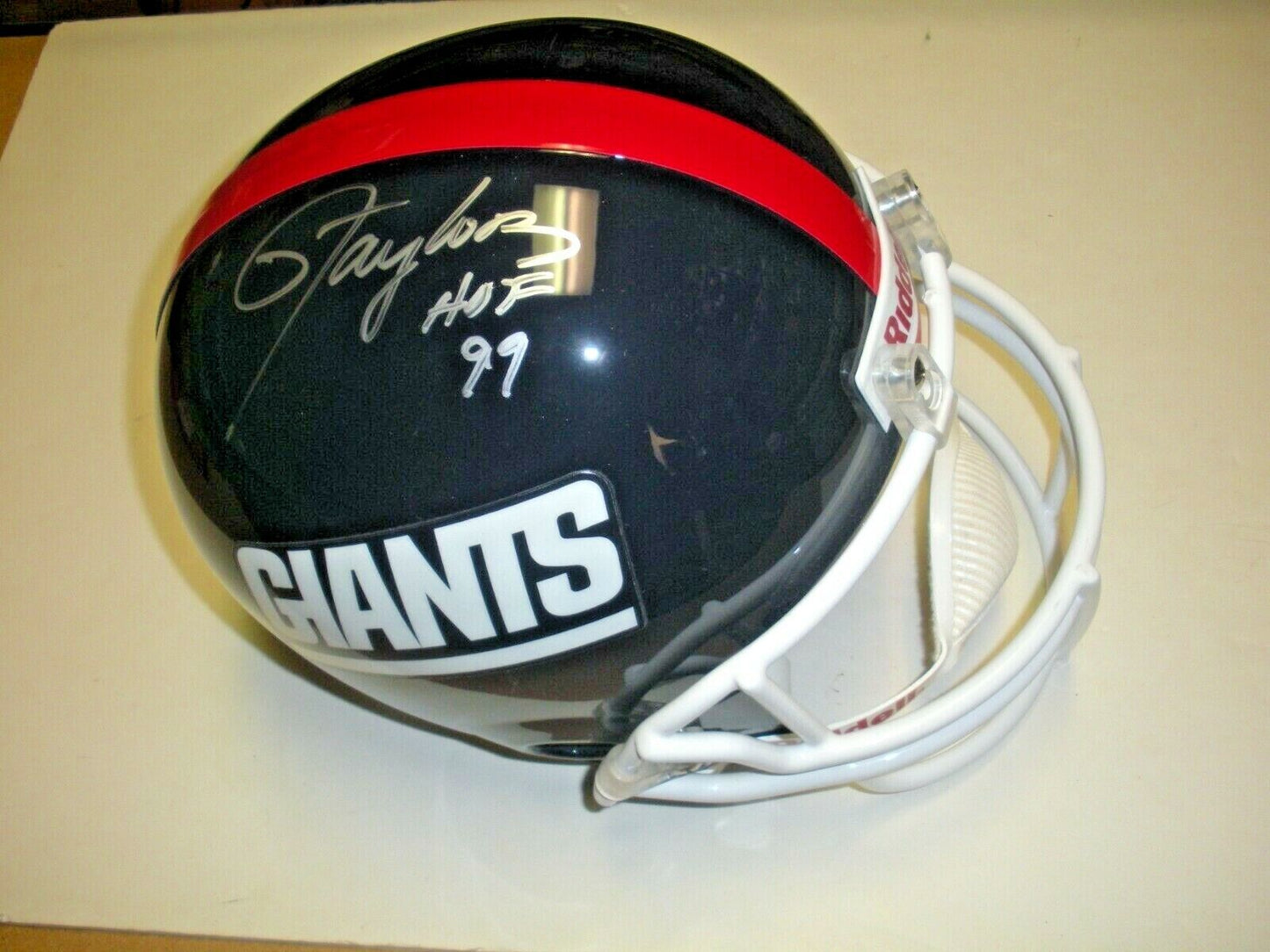 Lawrence Taylor Ny Giants Hof 99 Psa/Dna/Coa
