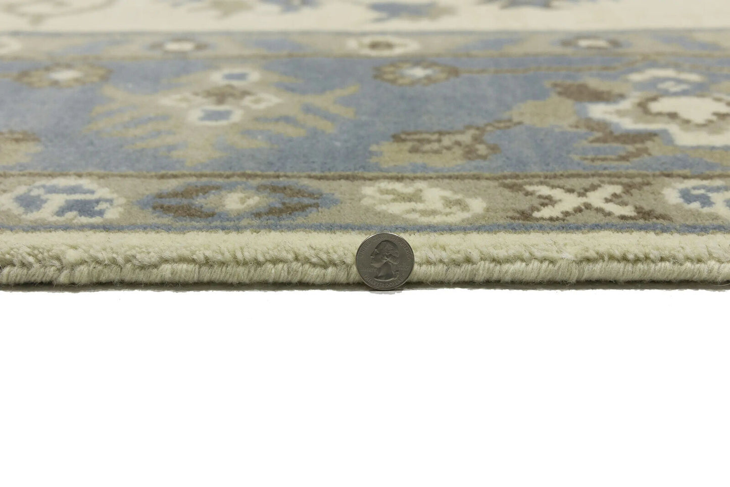 8X10 Ft Oushak Chobi Oriental Rug Floral Design