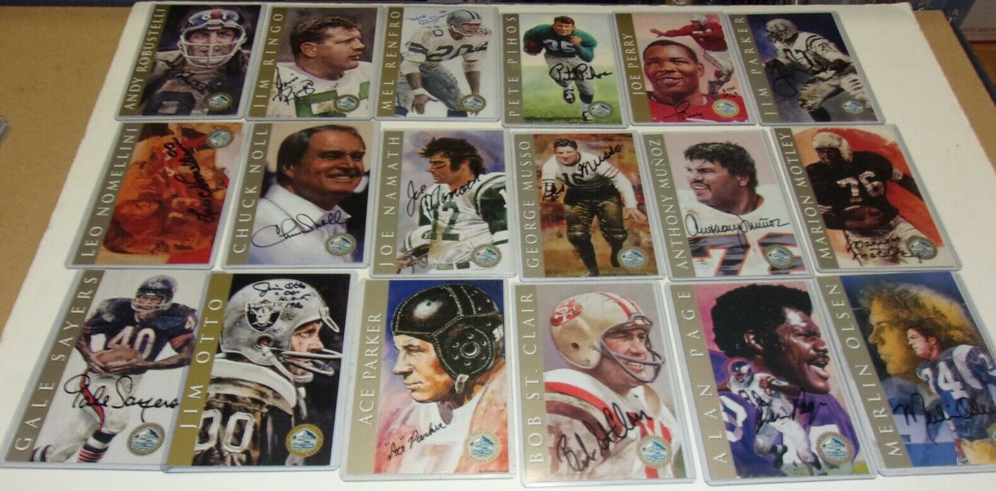 Roger Staubach,Joe Namath ,Tom Landry Hof Series